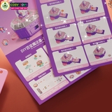 Đồ chơi hộp phụ kiện trang điểm ma thuật 77 chi tiết sáng tạo cho bé