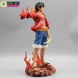Mô hình OnePiece Luffy Haki hoa anh đào - cao 25cm - nặng 500gram - phụ kiện : 2 mặt thay thế - Có box màu - Figure anime One Piece