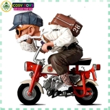 Mô Hình DragonBall Quy Lão lái xe máy cao 14cm rộng 13cm nặng 300g , Figure DragonBall