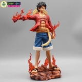 Mô hình OnePiece Luffy Haki hoa anh đào - cao 25cm - nặng 500gram - phụ kiện : 2 mặt thay thế - Có box màu - Figure anime One Piece