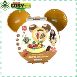 Bộ đồ chơi mô hình các loại đồ ăn nhà bếp với 24 chi tiết, túi đeo dạng hình chuột Mic.key