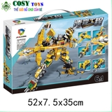 ĐỒ CHƠI LẮP GHÉP XẾP HÌNH ROBOT BUMBELEE 6 TRONG 1 VỚI HƠN 545 MẢNH GHÉP