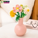 Đồ chơi lắp ghép xếp hình cành hoa đủ mẫu và màu sắc cho bé