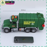 Đồ chơi mô hình xe môi trường cỡ lớn cao cấp với đèn nhấp nháy và chi tiết chuyển động cho bé