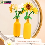 Đồ chơi lắp ghép xếp hình cành hoa đủ mẫu và màu sắc cho bé