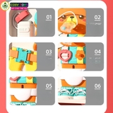 Đồ chơi vali bận rộn đa chức năng vui nhộn nhiều trò chơi sáng tạo và tư duy dành cho các bé từ 3 tuổi trở lên