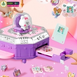 Đồ chơi hộp phụ kiện trang điểm ma thuật 77 chi tiết sáng tạo cho bé