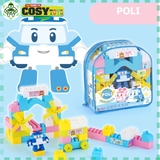 Túi xếp hình nhân vật poli với 52 chi tiết