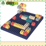 Hộp đồ chơi lắp hình khối đủ mẫu ghép cho bé với 260 chi tiết