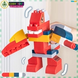 Đồ chơi lắp ghép xếp hình lắp ráp sáng tạo với 156 chi tiết