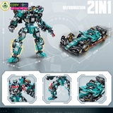 Đồ chơi lắp ghép xếp hình robot biến hình 2 trong 1 thành xe đủ mẫu với hơn 772 - 797- 821 - 844 chi tiết cho bé