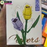 Đồ chơi lắp ghép xếp hình cành hoa đủ mẫu và màu sắc cho bé