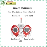 Đồ chơi xe cứu thương có điều khiển từ xa bốn chiều và đèn nháy cho bé