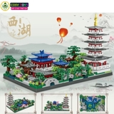 Đồ chơi lắp ghép xếp hình cung điện ánh trăng cỡ lớn với 3180 chi tiết