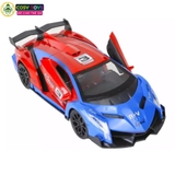 Đồ chơi xe đua thể thao đỏ xanh có điều khiển từ xa 4 chiều cho bé