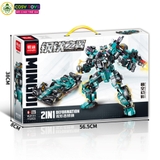 Đồ chơi lắp ghép xếp hình robot biến hình 2 trong 1 thành xe đủ mẫu với hơn 772 - 797- 821 - 844 chi tiết cho bé