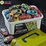 Đồ chơi mô hình 30 xe hợp kim chạy trớn đủ chủ đề cứu hỏa, cứu hộ, cảnh sát, cứu thương cho bé