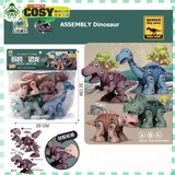 Đồ chơi khủng long lắp ráp bằng vít cỡ lớn cho bé
