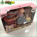 Đồ chơi búp bê thú cưng có xe đẩy, các con thú nuôi và balo cho bé