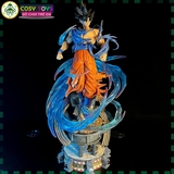 Mô Hình Dragon Ball Songoku 2 màu tóc siêu chất cao 48cm - Figure Dragon Ball - Có Hộp màu