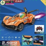 Đồ chơi xe đua thể thao có phun hơi nước và điều khiển từ xa 4 chiều cho bé