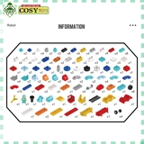 Đồ chơi lắp ghép xếp hình lắp ráp sáng tạo 5 trong 1 duplo với hơn 195 chi tiết đủ kích cỡ và màu sắc