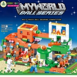 Đồ chơi lắp ghép xếp hình My world kèm nhân vật với nhiều chủ đề từ 426-423-562-559 mảnh ghép cho bé
