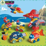 Đồ chơi lắp ghép xếp hình lắp ráp sáng tạo với 156 chi tiết