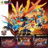 Đồ chơi lắp ghép xếp hình rồng vàng ninja với 786 chi tiết