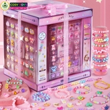 Đồ chơi hạt làm vòng tay, vòng cổ 10 trong 1 với nhiều mẫu thủ công thoả sức sáng tạo cho bé