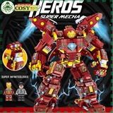 Đồ chơi lắp ghép xếp hình lắp ráp Ironman trong bộ giáp Super Mecha với 926 chi tiết