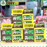 Hộp 04 xe tải mô hình đủ mẫu và màu sắc cho bé