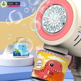 Đồ chơi máy bắn bong bóng xà phòng chạy pin đủ màu sắc cho bé