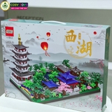 Đồ chơi lắp ghép xếp hình cung điện ánh trăng cỡ lớn với 3180 chi tiết