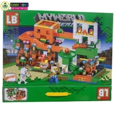 Đồ chơi lắp ghép xếp hình My world kèm nhân vật với nhiều chủ đề từ 426-423-562-559 mảnh ghép cho bé