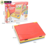 Đồ chơi máy tính laptop có nhạc đèn Led màn hình động kèm chuột điều khiển cho bé