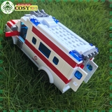 Đồ chơi xe cứu thương có điều khiển từ xa bốn chiều và đèn nháy cho bé