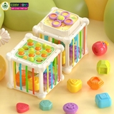 Đồ chơi hộp bận rộn đa chức năng vui nhộn nhiều trò chơi sáng tạo và tư duy dành cho các bé từ 3 tuổi trở lên