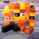 Túi xếp hình nhân vật mô hình cứu hỏa - quân đội với 29 chi tiết