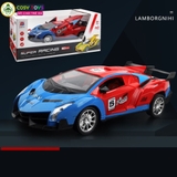 Đồ chơi xe đua thể thao đỏ xanh có điều khiển từ xa 4 chiều cho bé