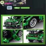 Đồ chơi xếp hình lắp ghép mô hình xe thể thao có động cơ điều khiển từ xa từ 335-354 chi tiết cho bé