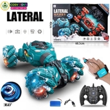 Đồ chơi xe đua bánh xoắn stunt racer xoay 360 độ có điều khiển từ xa và cử chỉ 4 chiều cho bé