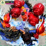 Mô hình Luffy đại chiến Kaido hàng cao cấp cao 39cm ngang 42cm nặng 5kg , Figure OnePiece