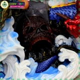 Mô hình Luffy đại chiến Kaido hàng cao cấp cao 39cm ngang 42cm nặng 5kg , Figure OnePiece