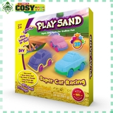 Đồ chơi cát động lực mô hình xe đua an toàn không độc hại cho bé