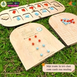 Bộ đồ chơi ô ăn quan 4 trong 1 hỗ trợ phát triển tư duy, khả năng ghi nhớ, toán học và nhận biết cho trẻ