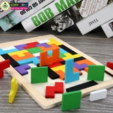 Đồ chơi bảng gỗ xếp tư duy sáng tạo cho bé