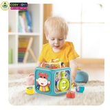 Đồ chơi hộp âm nhạc đa chức năng vui nhộn nhiều trò chơi sáng tạo và tư duy dành cho các bé từ 3 tuổi trở lên