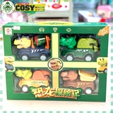 Đồ chơi mô hình xe tải  khủng long lắp ráp 04 mẫu và đủ màu sắc cho bé