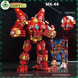 Đồ chơi lắp ghép xếp hình lắp ráp Ironman trong bộ giáp Super Mecha với 926 chi tiết